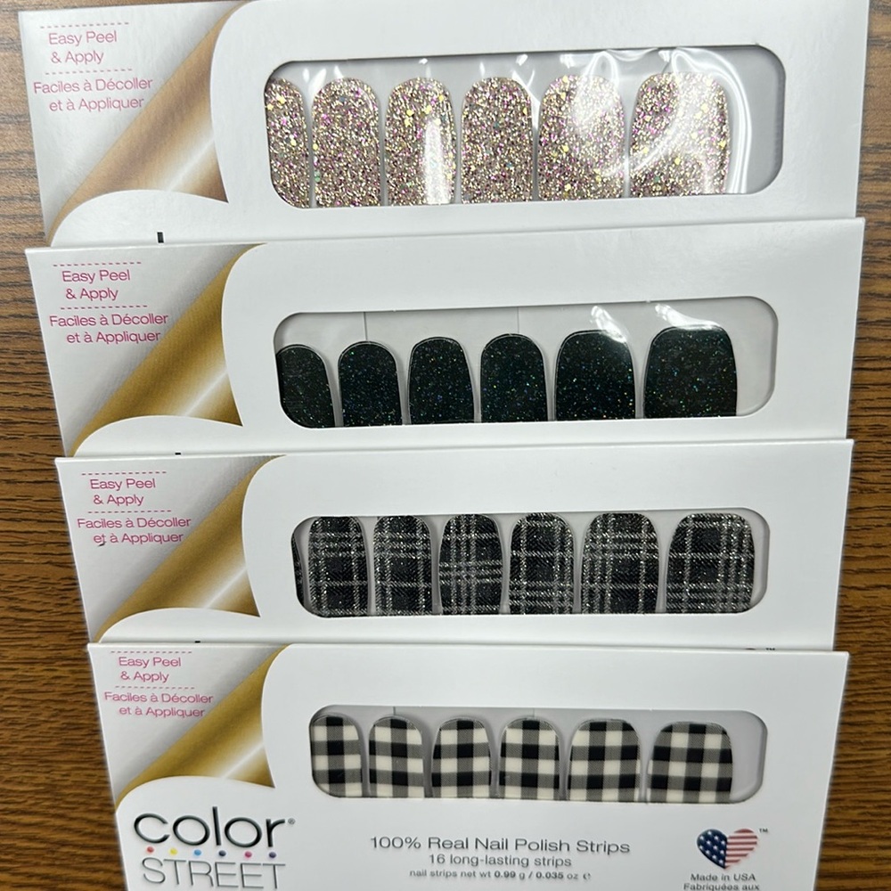 Colorstreet Lot-Plaid about You, Plaid Reputation, Scot Topic, Tokyo Lights